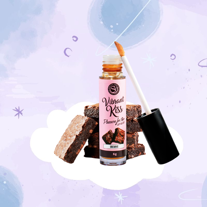 Secretplay Lip Gloss Vibrant Kiss - Brownie