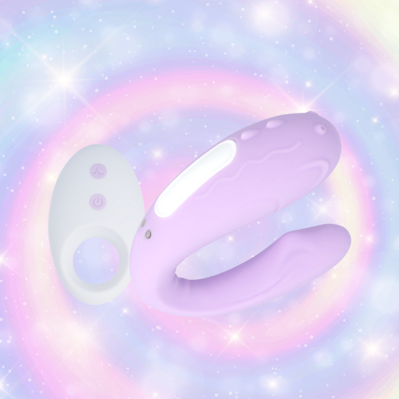 Vibrador para parejas con control remoto